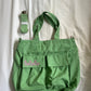 Concrete Cowboy Saddle Bag GREEN